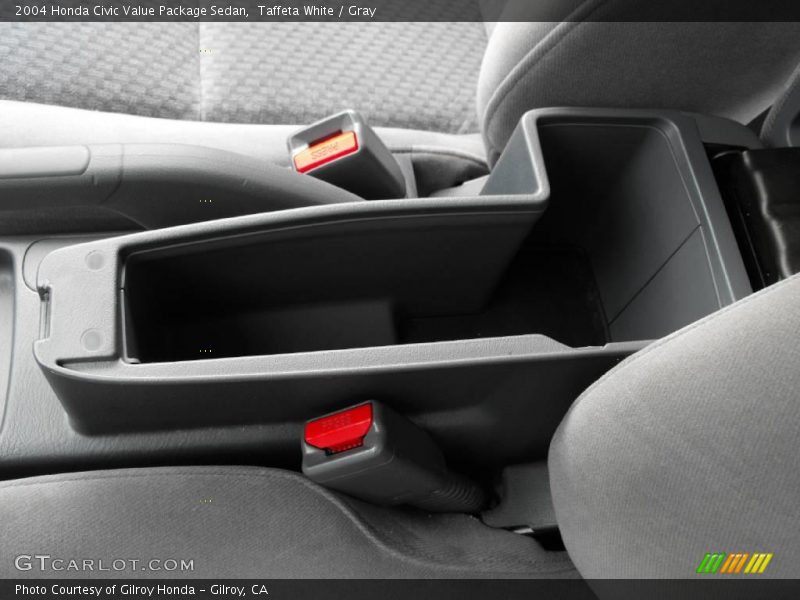 Taffeta White / Gray 2004 Honda Civic Value Package Sedan