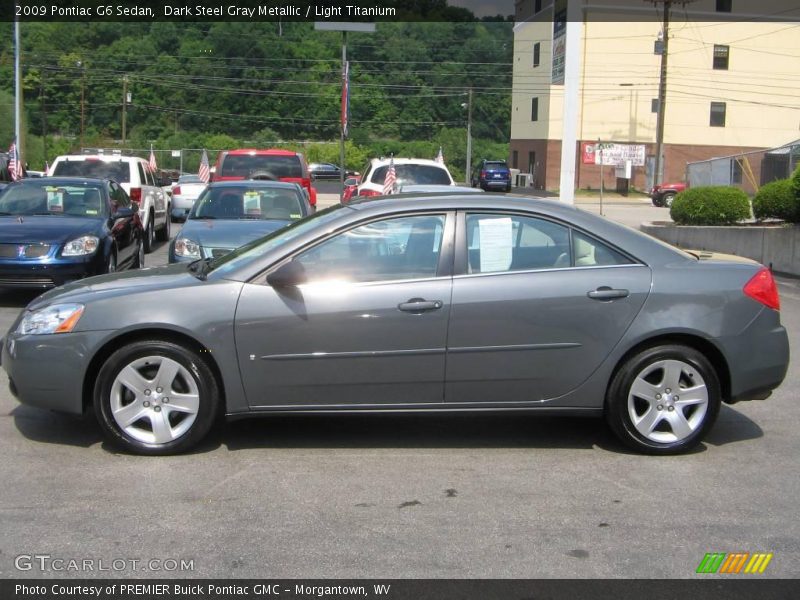 Dark Steel Gray Metallic / Light Titanium 2009 Pontiac G6 Sedan