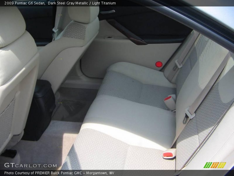 Dark Steel Gray Metallic / Light Titanium 2009 Pontiac G6 Sedan