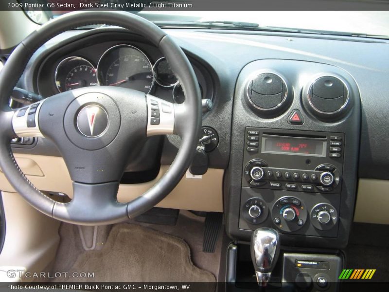 Dark Steel Gray Metallic / Light Titanium 2009 Pontiac G6 Sedan