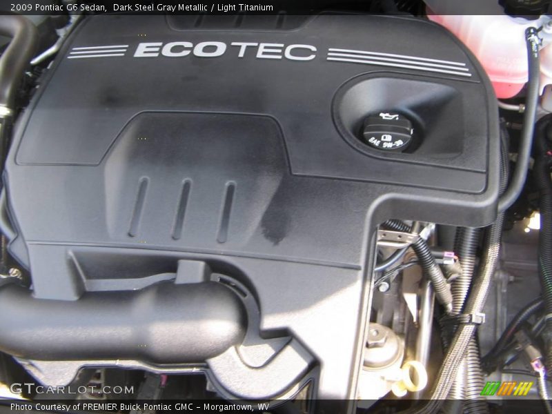 Dark Steel Gray Metallic / Light Titanium 2009 Pontiac G6 Sedan