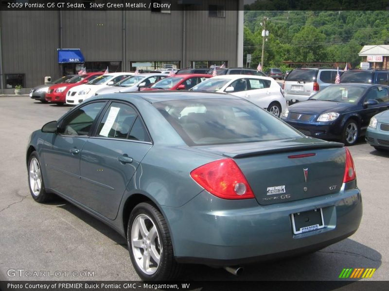 Silver Green Metallic / Ebony 2009 Pontiac G6 GT Sedan