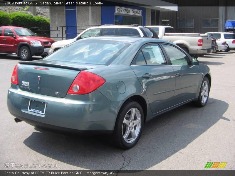 Silver Green Metallic / Ebony 2009 Pontiac G6 GT Sedan