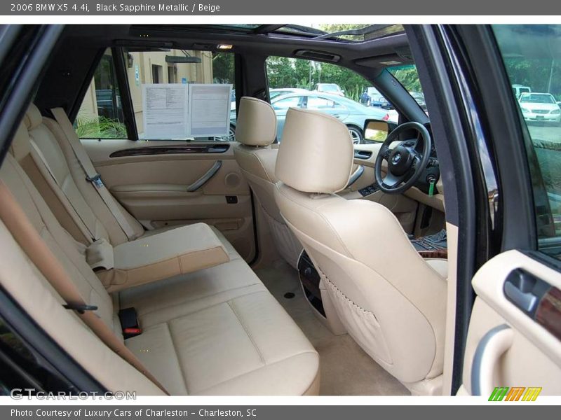 Black Sapphire Metallic / Beige 2006 BMW X5 4.4i