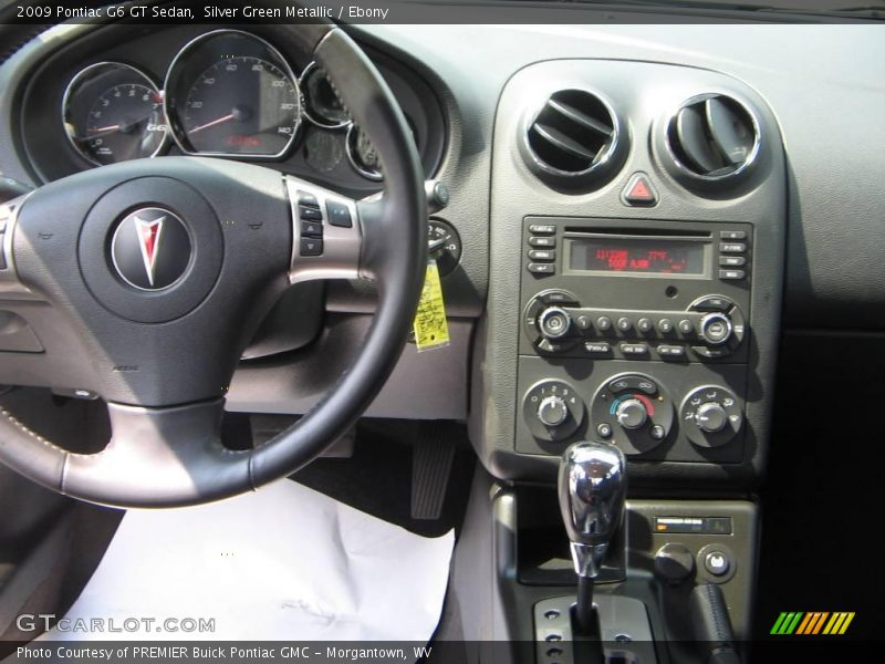 Silver Green Metallic / Ebony 2009 Pontiac G6 GT Sedan