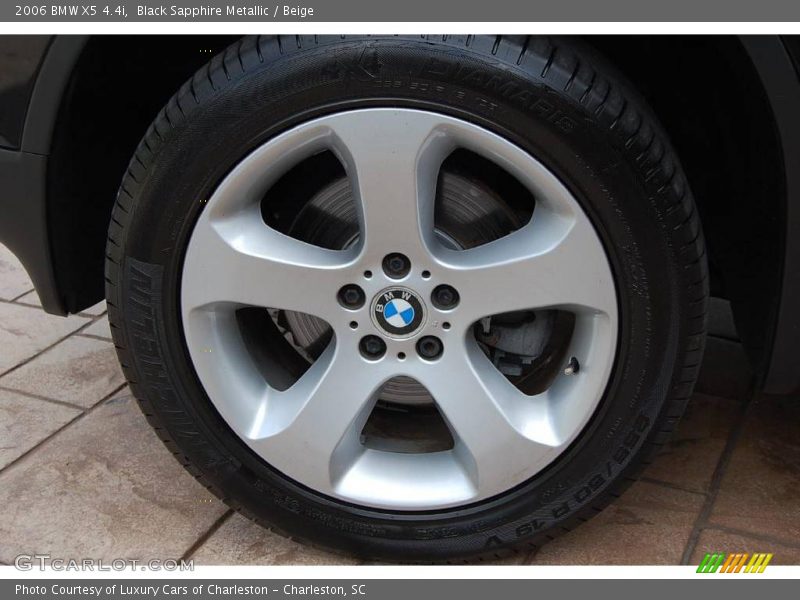 Black Sapphire Metallic / Beige 2006 BMW X5 4.4i