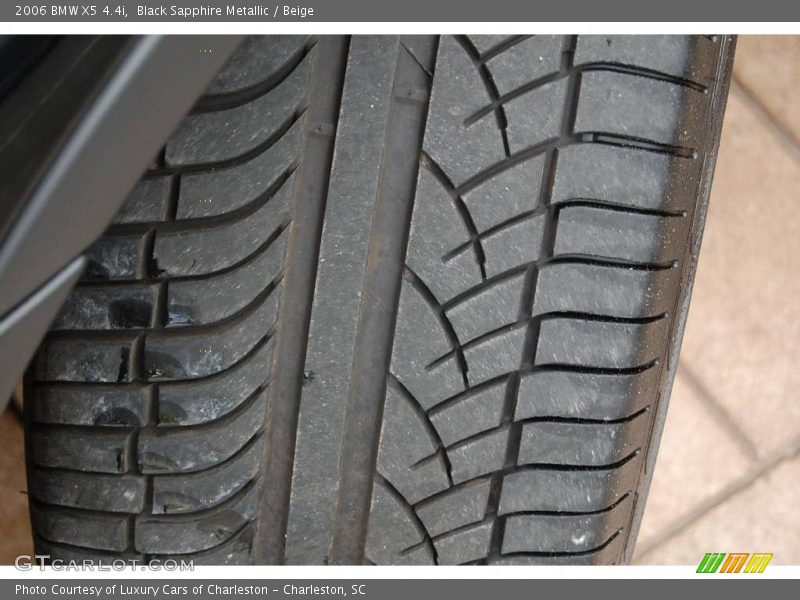 Black Sapphire Metallic / Beige 2006 BMW X5 4.4i
