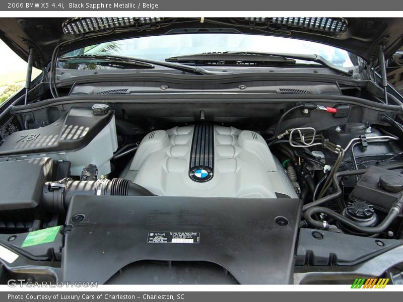 Black Sapphire Metallic / Beige 2006 BMW X5 4.4i