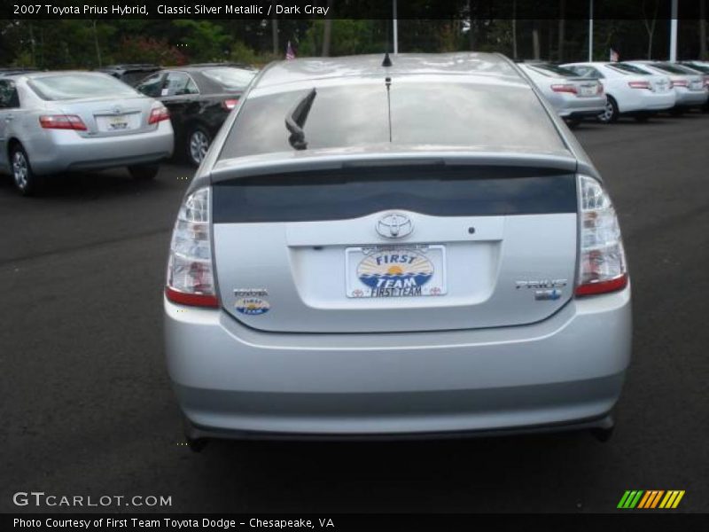 Classic Silver Metallic / Dark Gray 2007 Toyota Prius Hybrid
