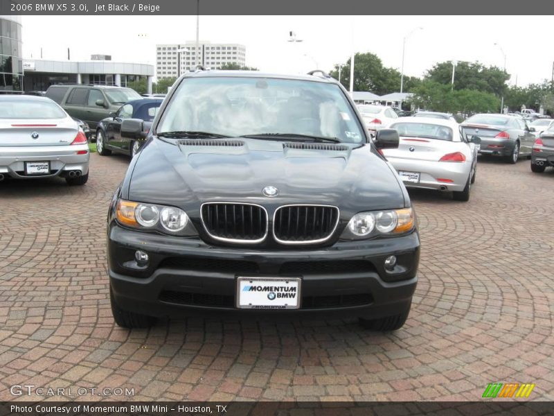 Jet Black / Beige 2006 BMW X5 3.0i