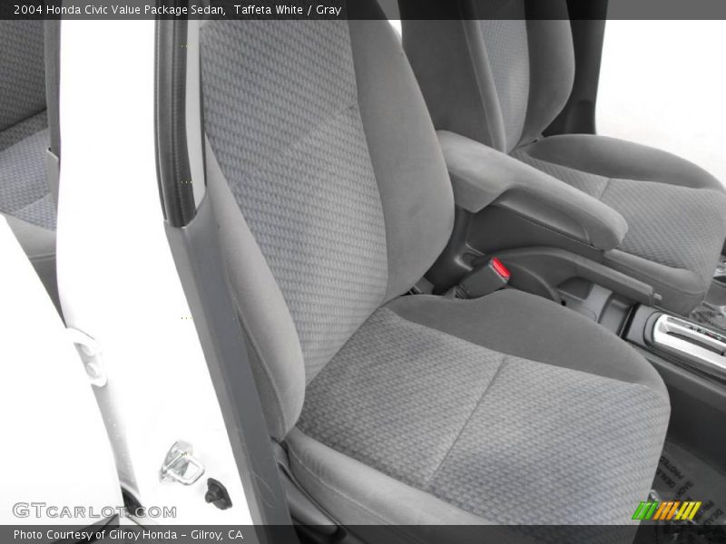 Taffeta White / Gray 2004 Honda Civic Value Package Sedan
