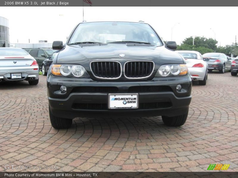 Jet Black / Beige 2006 BMW X5 3.0i