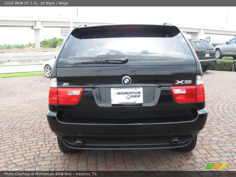 Jet Black / Beige 2006 BMW X5 3.0i