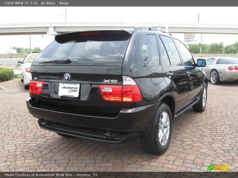 Jet Black / Beige 2006 BMW X5 3.0i