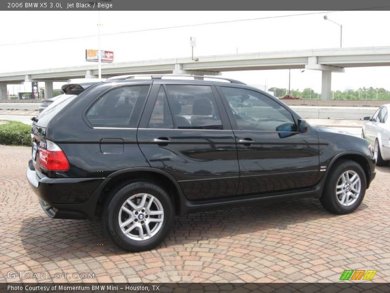 Jet Black / Beige 2006 BMW X5 3.0i