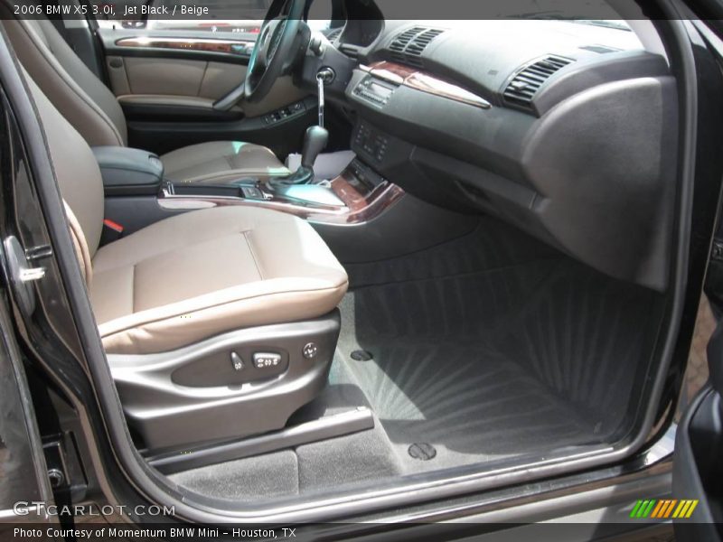 Jet Black / Beige 2006 BMW X5 3.0i