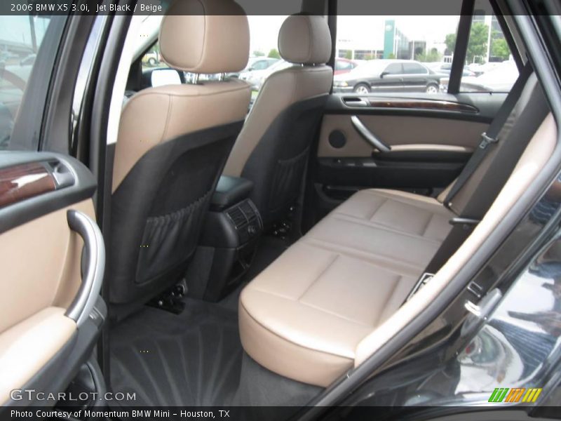 Jet Black / Beige 2006 BMW X5 3.0i