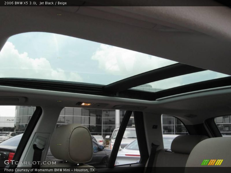 Jet Black / Beige 2006 BMW X5 3.0i