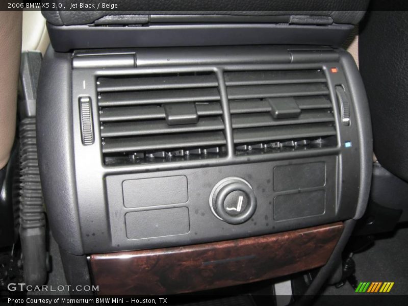 Jet Black / Beige 2006 BMW X5 3.0i