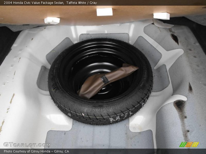 Taffeta White / Gray 2004 Honda Civic Value Package Sedan