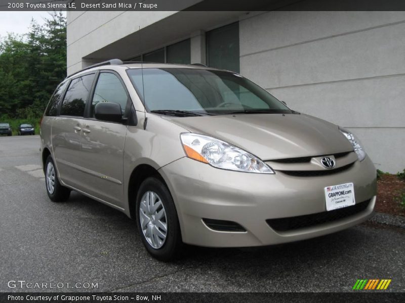 Desert Sand Mica / Taupe 2008 Toyota Sienna LE