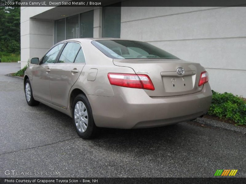 Desert Sand Metallic / Bisque 2009 Toyota Camry LE