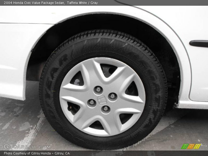 Taffeta White / Gray 2004 Honda Civic Value Package Sedan
