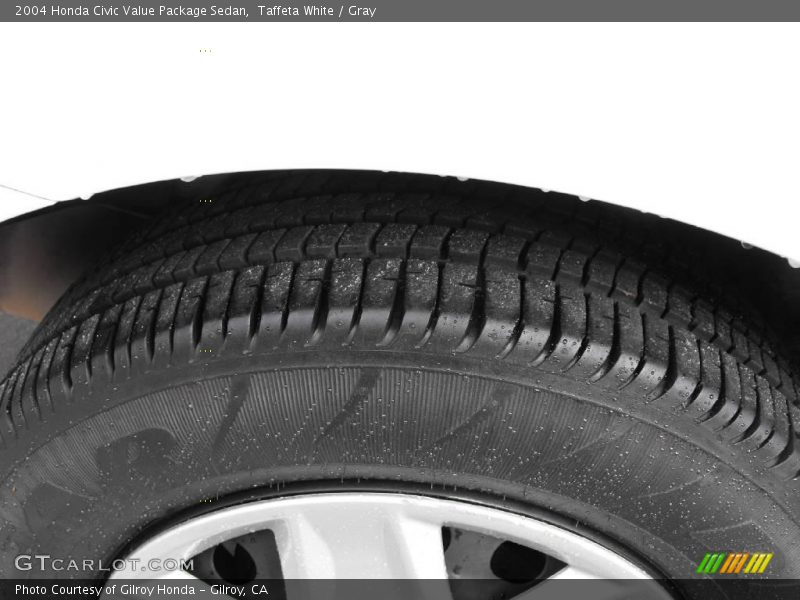 Taffeta White / Gray 2004 Honda Civic Value Package Sedan