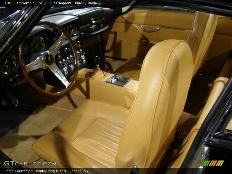Black / Beige 1966 Lamborghini 350GT Superleggera