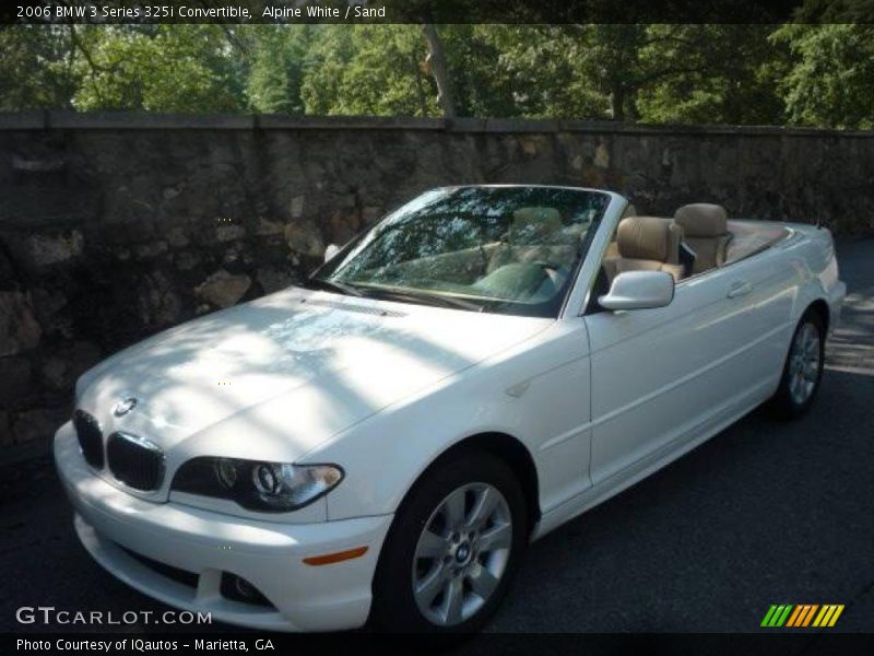 Alpine White / Sand 2006 BMW 3 Series 325i Convertible