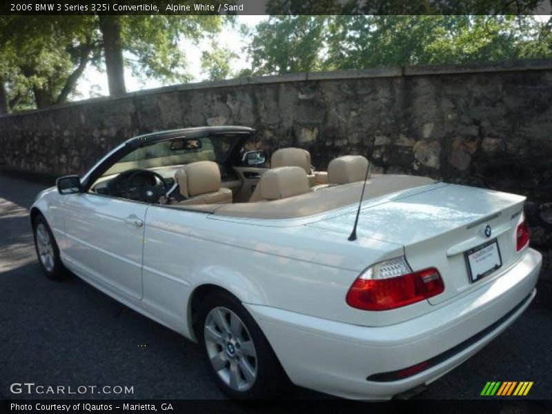 Alpine White / Sand 2006 BMW 3 Series 325i Convertible