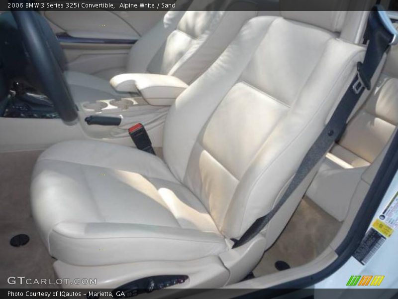 Alpine White / Sand 2006 BMW 3 Series 325i Convertible