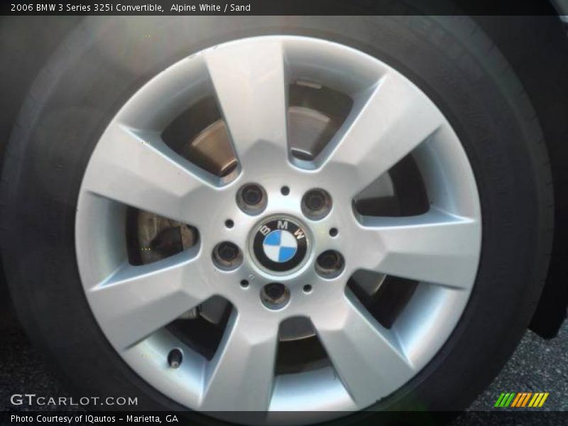 Alpine White / Sand 2006 BMW 3 Series 325i Convertible