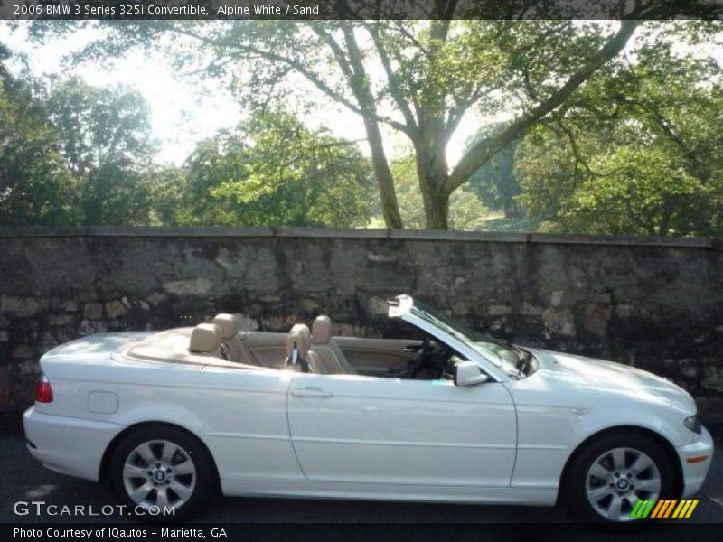 Alpine White / Sand 2006 BMW 3 Series 325i Convertible