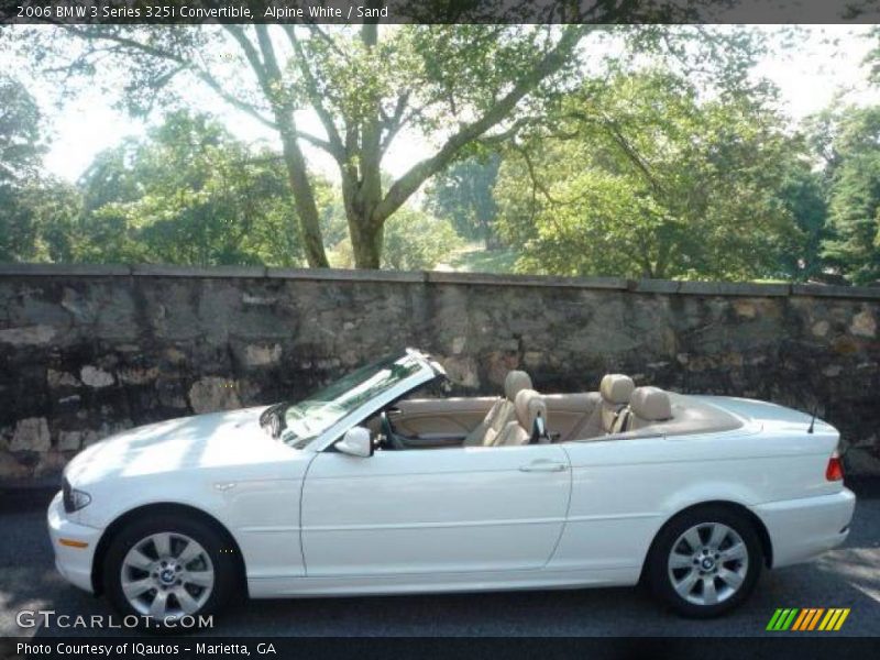 Alpine White / Sand 2006 BMW 3 Series 325i Convertible