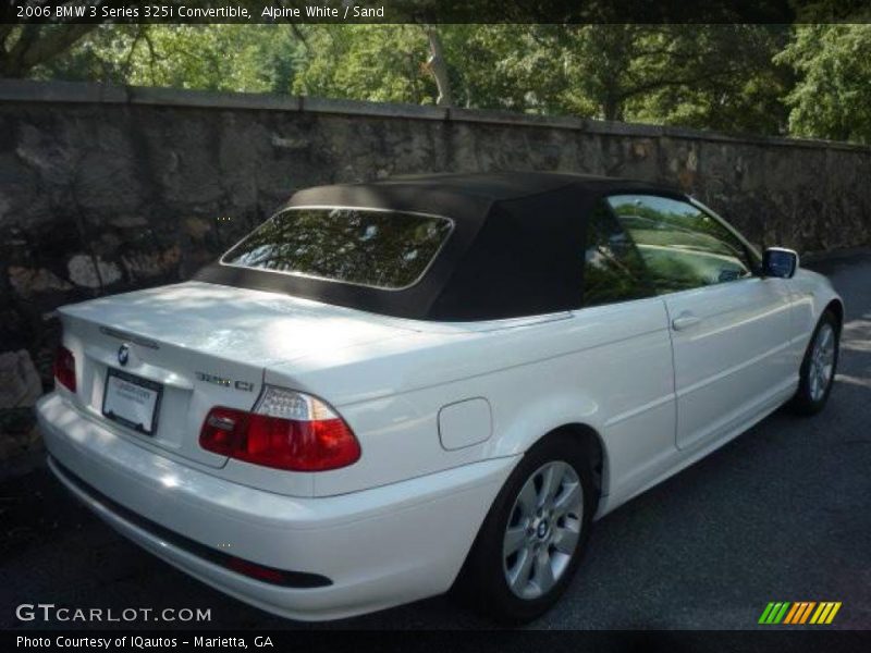 Alpine White / Sand 2006 BMW 3 Series 325i Convertible