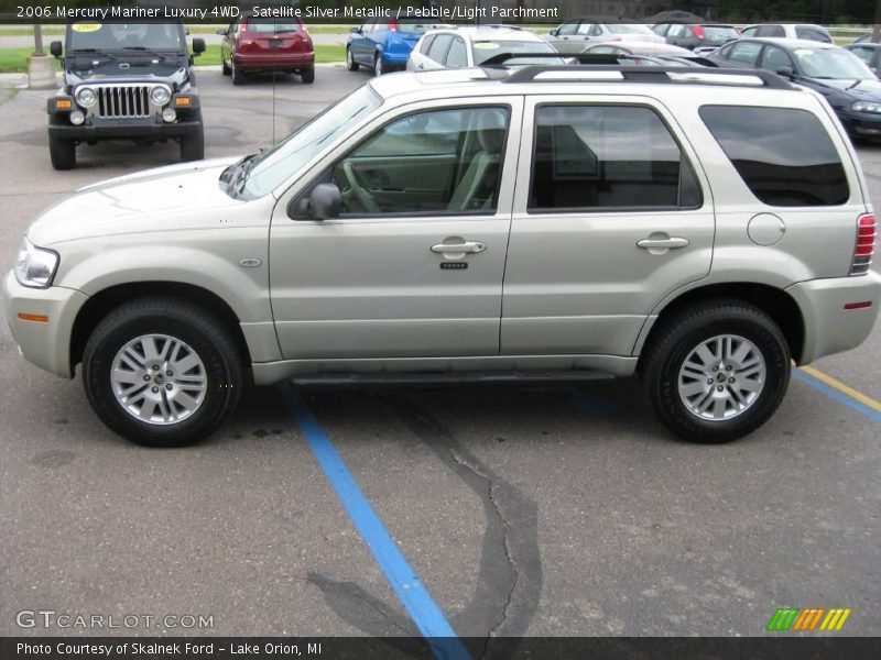 Satellite Silver Metallic / Pebble/Light Parchment 2006 Mercury Mariner Luxury 4WD