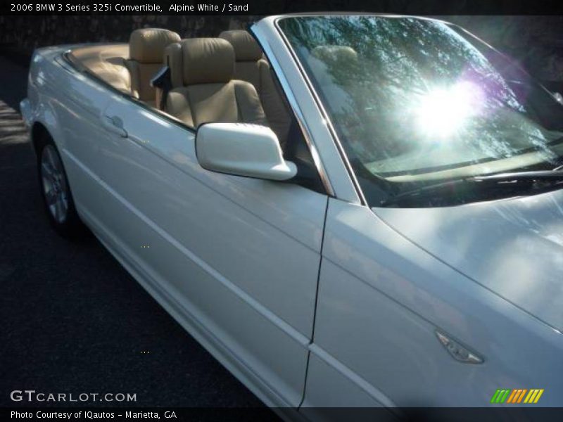 Alpine White / Sand 2006 BMW 3 Series 325i Convertible