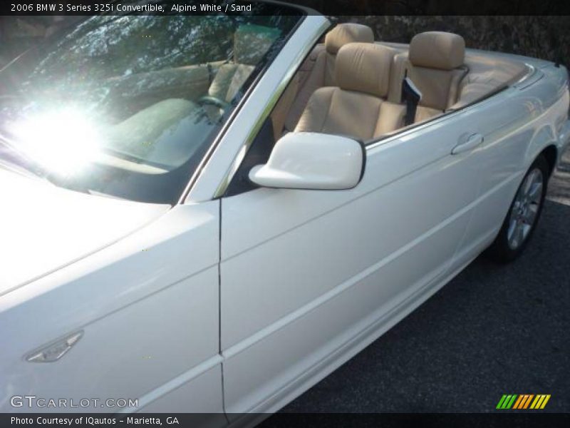 Alpine White / Sand 2006 BMW 3 Series 325i Convertible