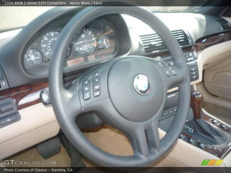 Alpine White / Sand 2006 BMW 3 Series 325i Convertible