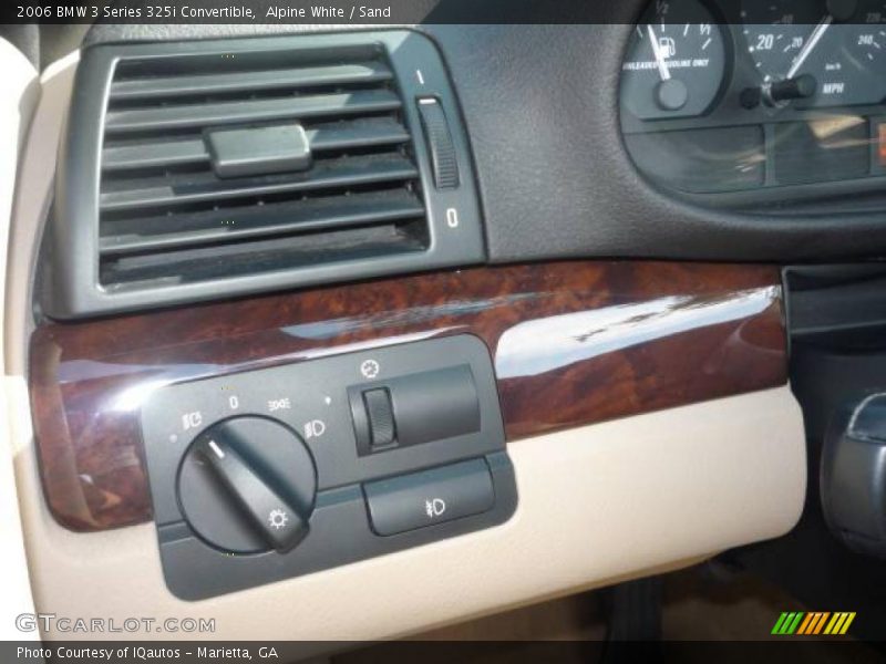 Alpine White / Sand 2006 BMW 3 Series 325i Convertible