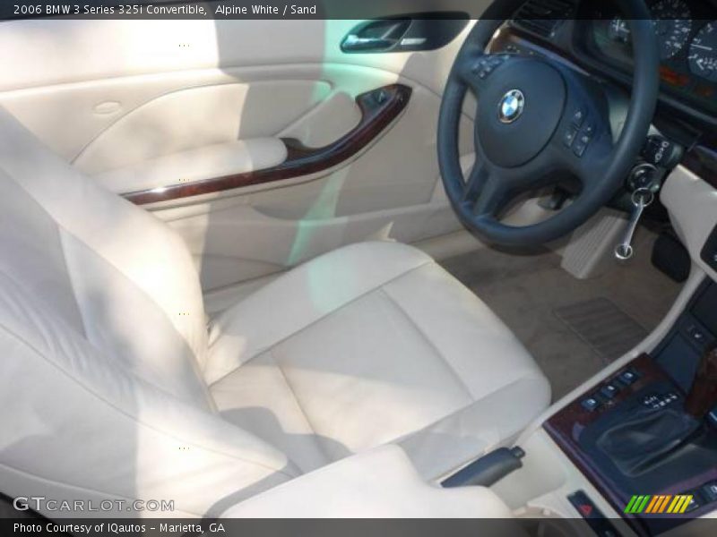 Alpine White / Sand 2006 BMW 3 Series 325i Convertible