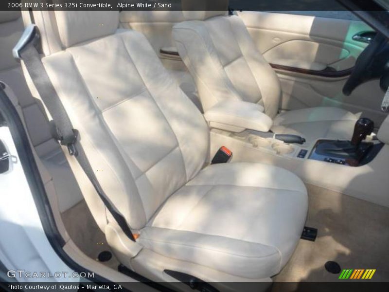 Alpine White / Sand 2006 BMW 3 Series 325i Convertible
