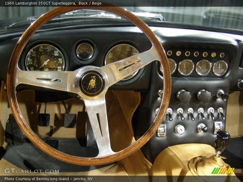 Black / Beige 1966 Lamborghini 350GT Superleggera