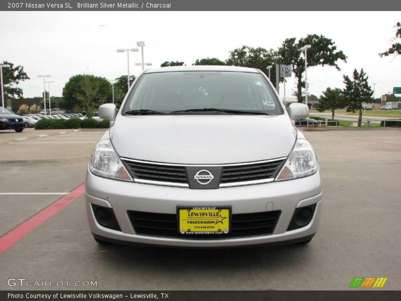 Brilliant Silver Metallic / Charcoal 2007 Nissan Versa SL