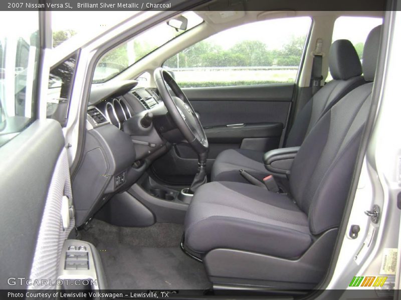 Brilliant Silver Metallic / Charcoal 2007 Nissan Versa SL