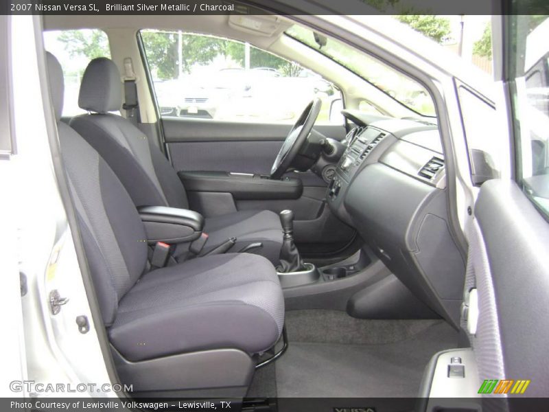 Brilliant Silver Metallic / Charcoal 2007 Nissan Versa SL