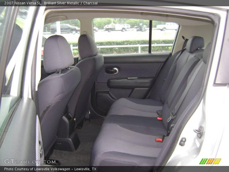 Brilliant Silver Metallic / Charcoal 2007 Nissan Versa SL