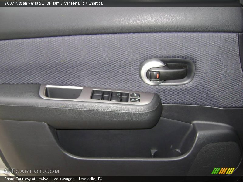 Brilliant Silver Metallic / Charcoal 2007 Nissan Versa SL