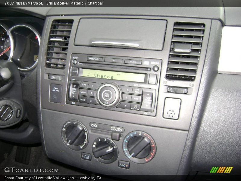 Brilliant Silver Metallic / Charcoal 2007 Nissan Versa SL